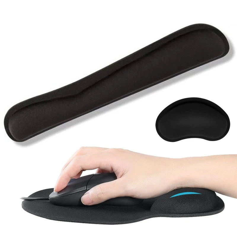 RAKOON Mouse Pad with Wrist Rest Non-Slip Base Wrist Rest Pad Ergonomic Mousepad for Typist Office Gaming PC Laptop Econic Blanks